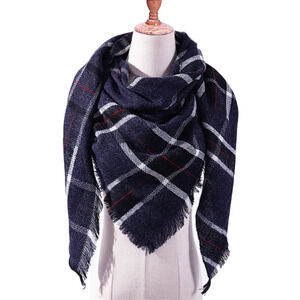 Midnight Triangle Winter Scarf